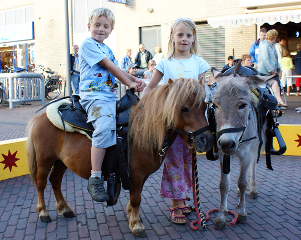 Pony en ezeltje rijden